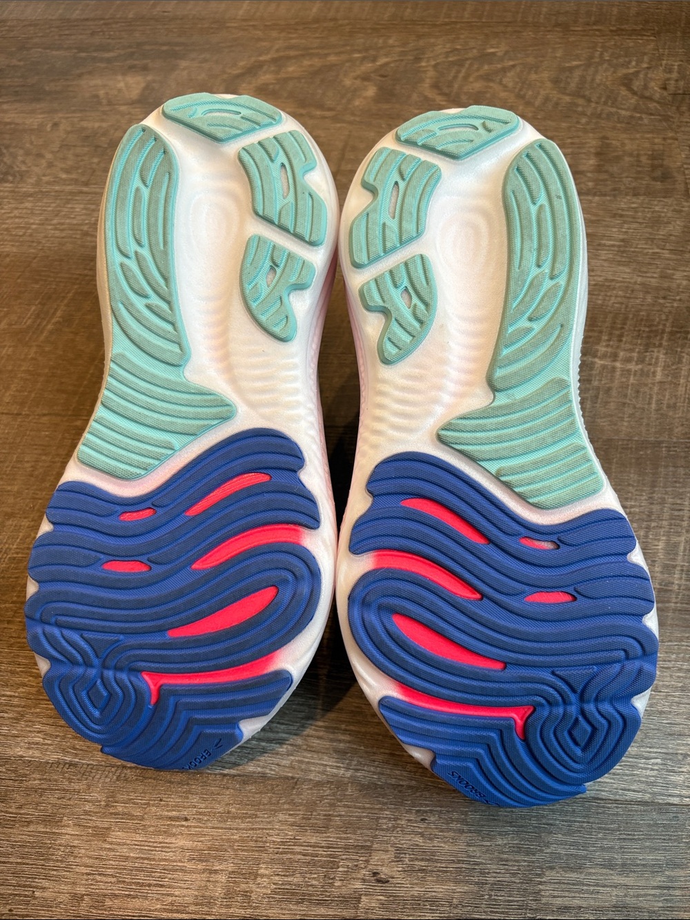Brooks Women's Glycerin GTS 22 Women’s 10.5 White/Limpet Shell/Amparo Blue - Picture 8 of 10